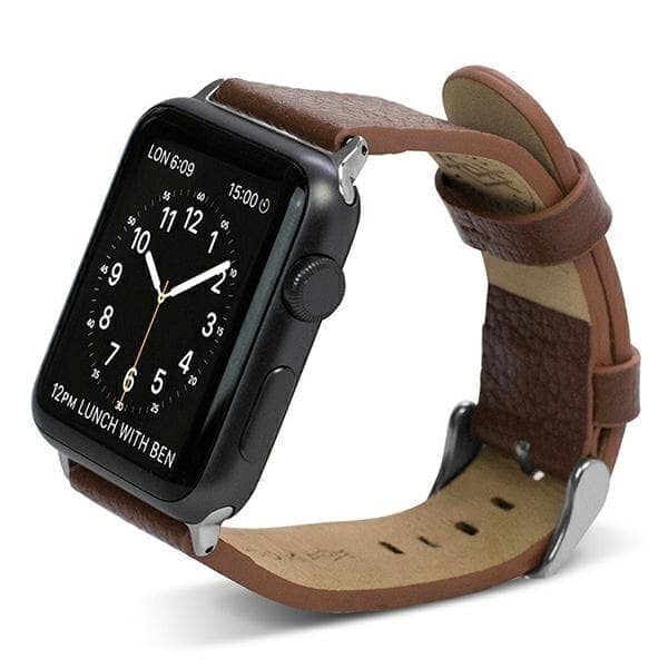 X-Doria Lux Apple Watchin ranneke 38/41mm ruskea/ruskea 23820