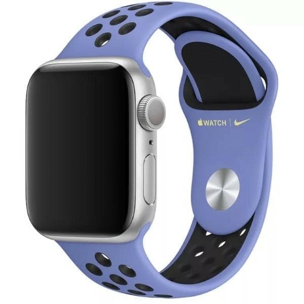 Apple Watchin ranneke MWU62FE/A 38/40/41mm Nike Sport Brand purppura-musta/kuninkaallinen pulssi-musta