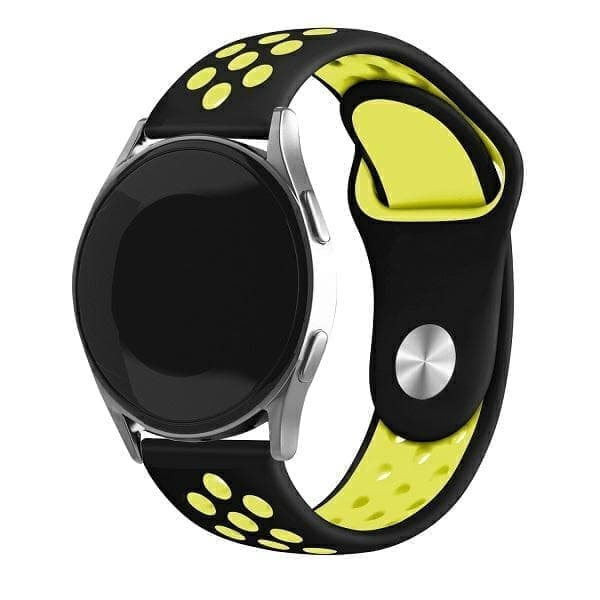 Beline Kellon ranneke 20mm Sport Silicone musta ja keltainen musta/keltainen laatikko