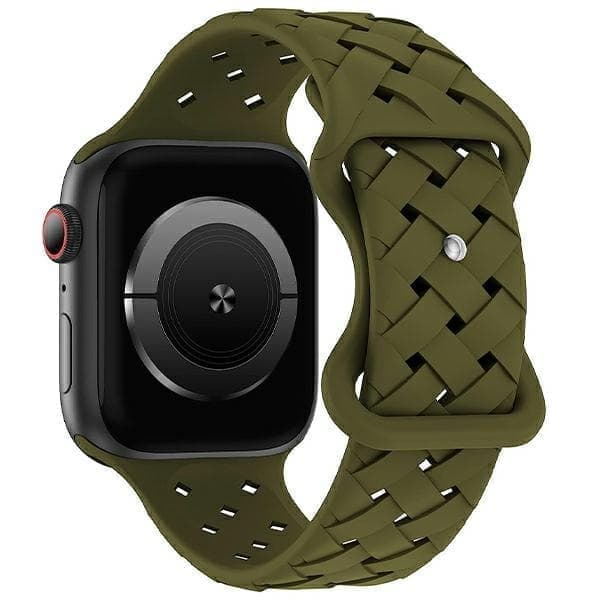 Beline Apple Watch Silikoni ranneke 38/40/41mm oliivi/oliver box