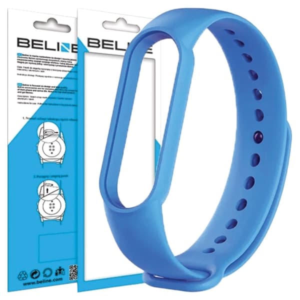 Beline Mi Band 3/4 sininen/taivaansininen ranneke