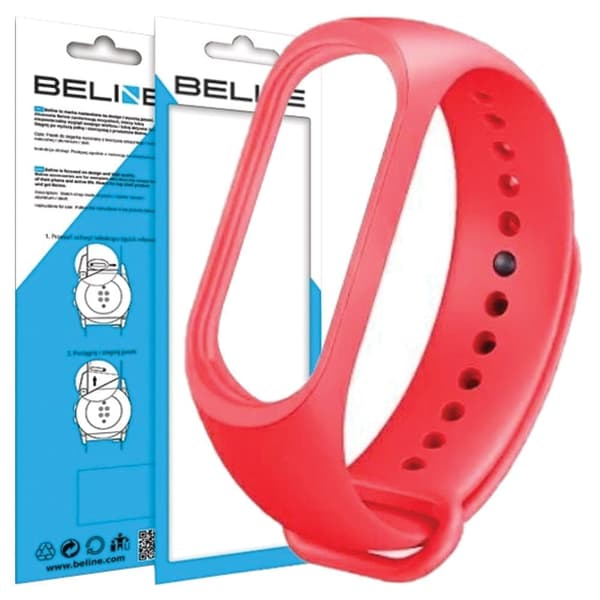 Beline Mi Band 3/4 hihna punainen/punainen