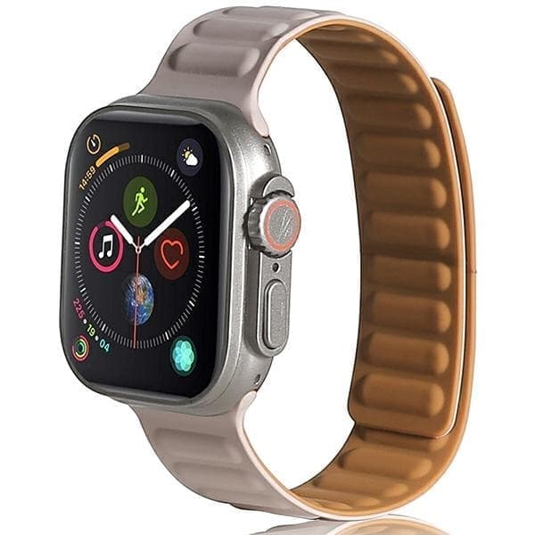 Beline Apple Watch Magneettinen ranneke 38/40/41mm khaki