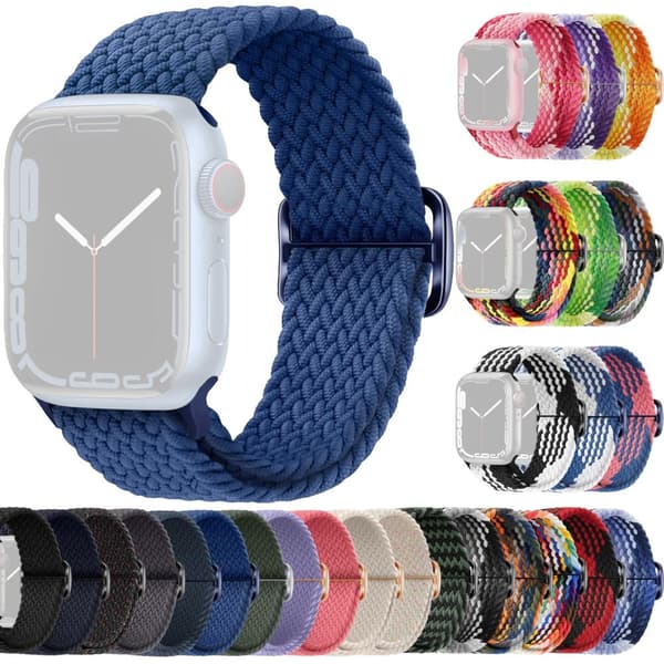 SKALO Punottu -ranneke Apple Watch Series 4-6 40mm