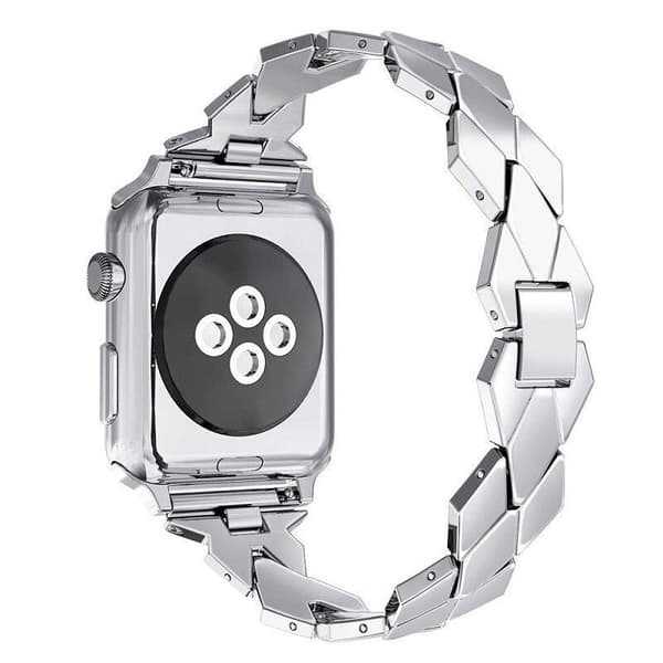 SKALO Metallarmband "Flätad" Apple Watch Series 7-9 41mm