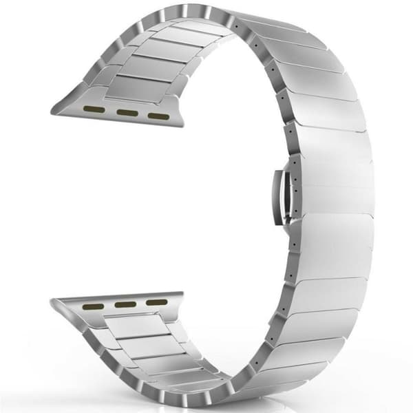 SKALO Metallarmband "Flat" Apple Watch Series 7-9 41mm