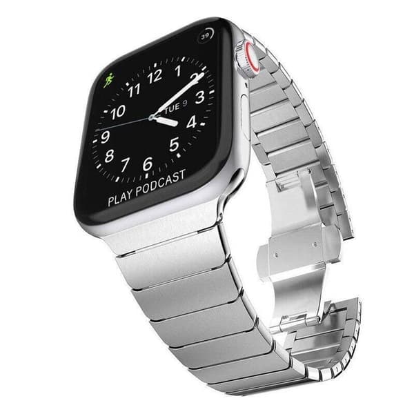 SKALO Metallarmband "Flat" Apple Watch Series 7-9 41mm