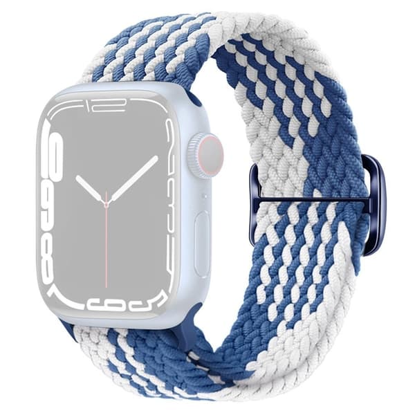 SKALO Flätat tygarmband Apple Watch Series 7-9 41mm