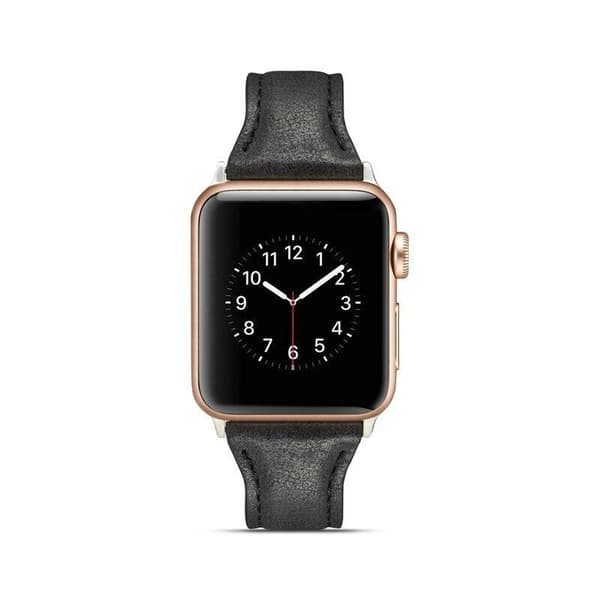 SKALO Smalt Läderarmband Apple Watch Series 10 42mm