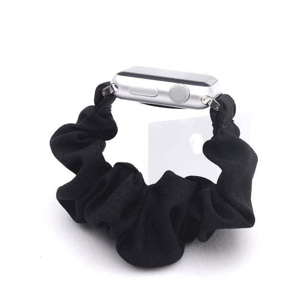 SKALO Scrunchie armband Apple Watch Ultra 49mm - Svart