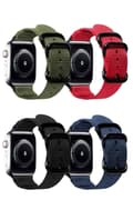 Pikkukuva 8 / 8: SKALO Nato-ranneke Nylon Apple Watch SE 44mm