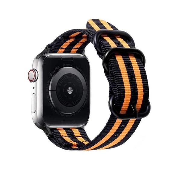 SKALO Nato-ranneke Nylon Apple Watch Series 4-6 44mm