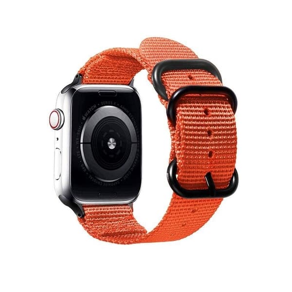 SKALO Nato-ranneke Nylon Apple Watch Series 7-9 45mm