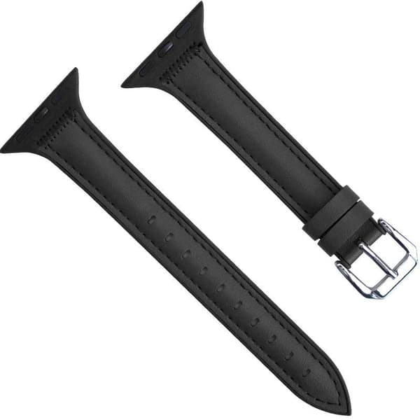 SKALO Smalt Läderarmband Apple Watch Ultra 49mm