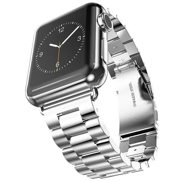 SKALO Länkarmband Apple Watch Ultra 2 49mm Silver