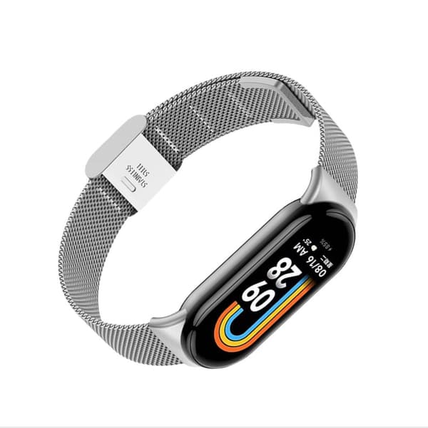 INF Metallinen kellonranneke Xiaomi Mi Band 8/9:lle