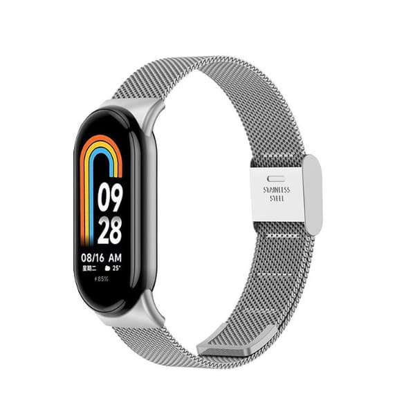 INF Metallinen kellonranneke Xiaomi Mi Band 8/9:lle