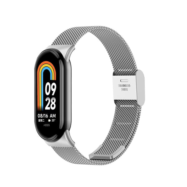 INF Metallinen kellonranneke Xiaomi Mi Band 8/9:lle