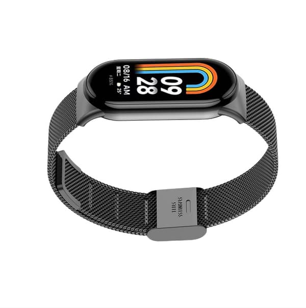INF Metallinen kellonranneke Xiaomi Mi Band 8/9:lle