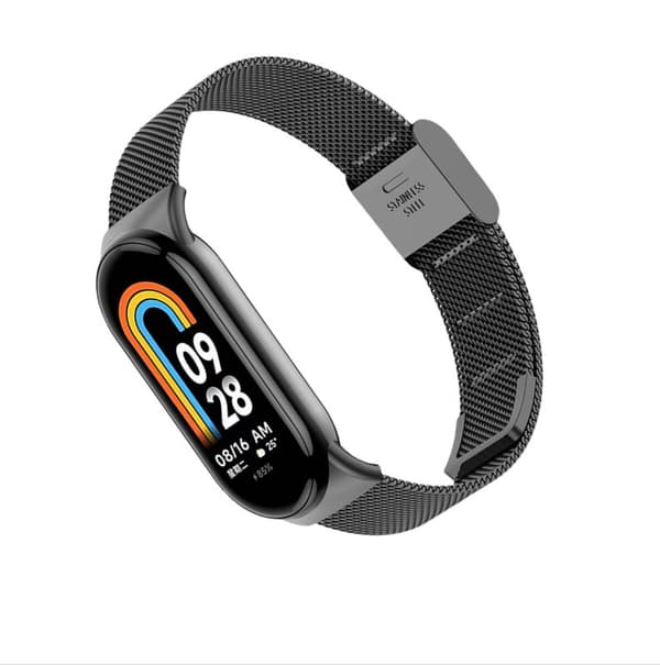 INF Metallinen kellonranneke Xiaomi Mi Band 8/9:lle