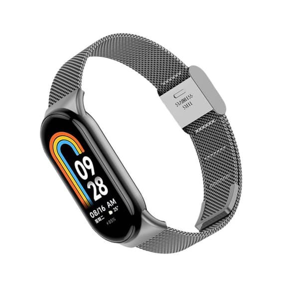 INF Metallinen kellonranneke Xiaomi Mi Band 8/9:lle