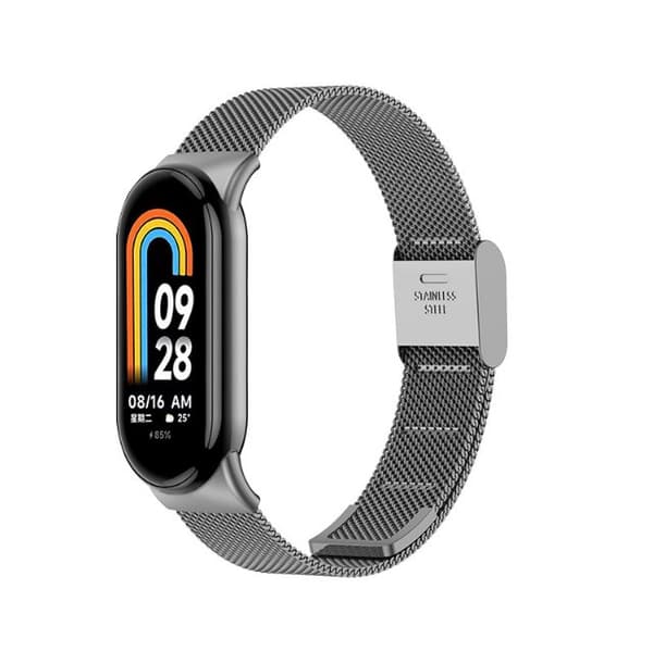 INF Metallinen kellonranneke Xiaomi Mi Band 8/9:lle