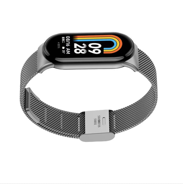 INF Metallinen kellonranneke Xiaomi Mi Band 8/9:lle