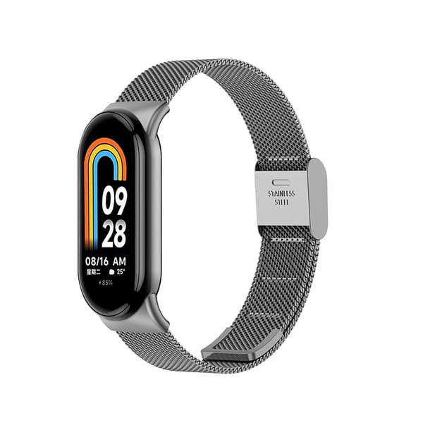 INF Metallinen kellonranneke Xiaomi Mi Band 8/9:lle