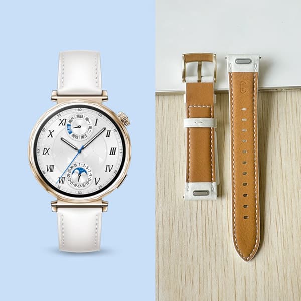INF Klockarmband i Läder för Huawei Watch GT5 - 18MM