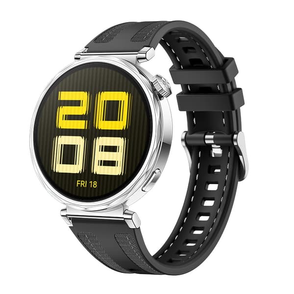 Silikonklokkerem til Huawei Watch GT5 18MM 0 Sort