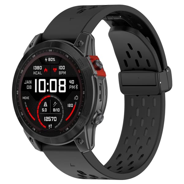INF Silikoniranneke Garminille 20 mm - Valkoinen