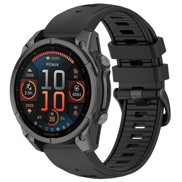 INF Garmin klokkerem 22MM 0 Sort
