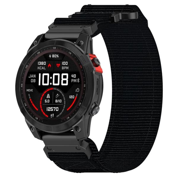 INF Garmin-yhteensopiva nailonrannekello