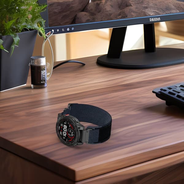 INF Garmin-yhteensopiva nailonrannekello