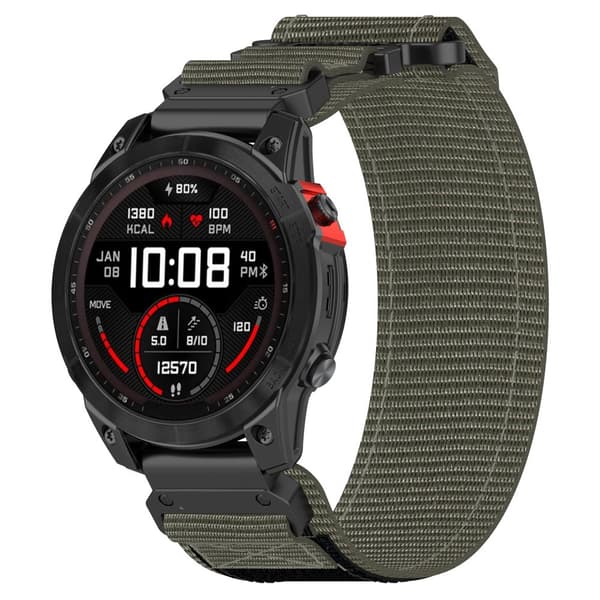 INF Garmin-yhteensopiva nailonrannekello