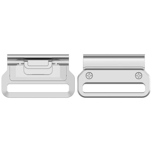 INF Hurtigkobling for Garmin-klokker 26mm Sølv [2-pakning] 20 mm