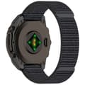 Miniatyrbilde 3 av 4: INF Garmin Nylon Klokkebånd med borrelås - 26MM Svart