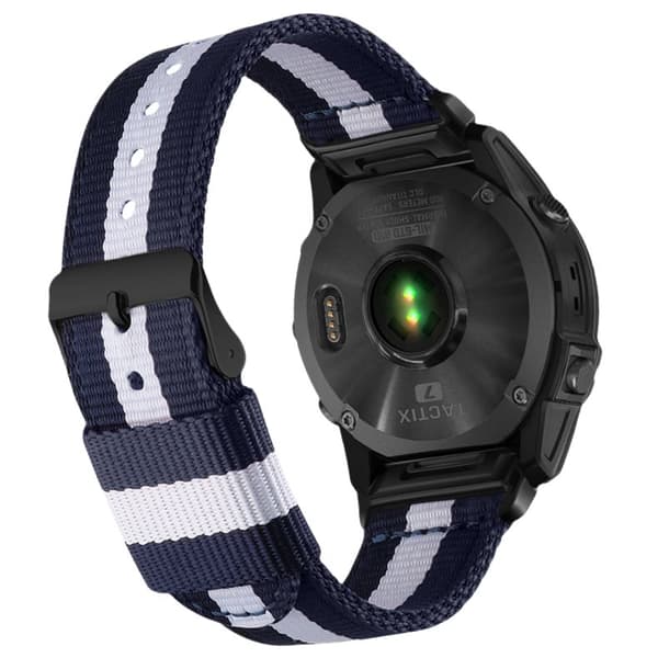 INF Kockarmband i Nylon för Garmin Fenix 8/7X Pro, 22 mm