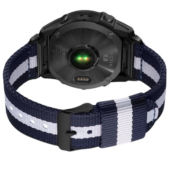 INF Kockarmband i Nylon för Garmin Fenix 8/7X Pro, 22 mm