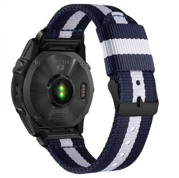 INF Kockarmband i Nylon för Garmin Fenix 8/7X Pro, 22 mm