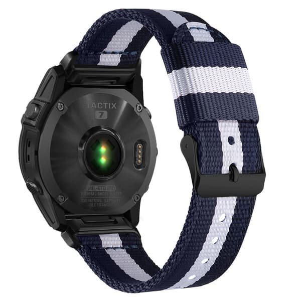 INF Kockarmband i Nylon för Garmin Fenix 8/7X Pro, 22 mm