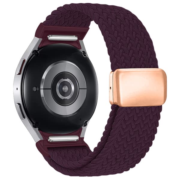 Nylonrem til Samsung Galaxy Watch 7 - Hurtigudløser Cerise