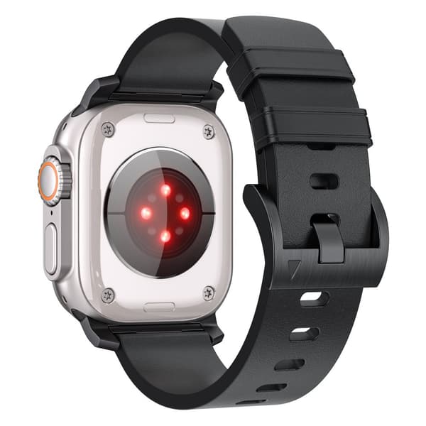 INF Horween läderarmband för Apple Watch 42/44/46/49 mm - mörkbrun