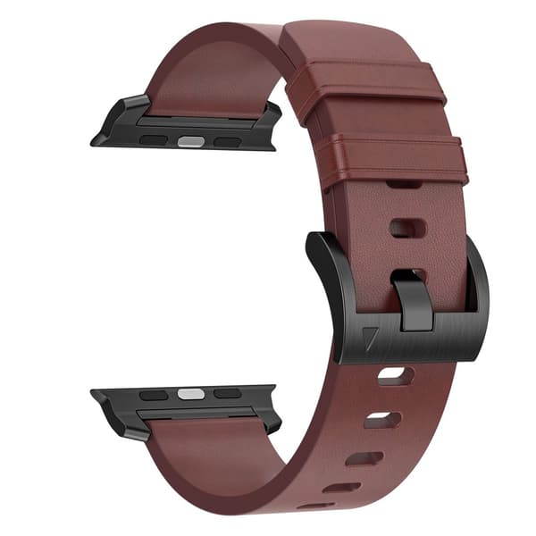 INF Horween skinnklokkerem for Apple Watch 42/44/46/49 mm - mørkebrun