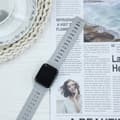 Miniatyrbild 4 av 7: INF Magnetiskt silikonarmband för Apple Watch - Svart/Orange (38/40/41mm)