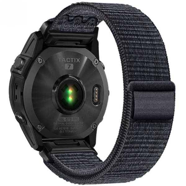 Garmin Fenix 5/6/7X Pro kardborreband i nylon - 22mm