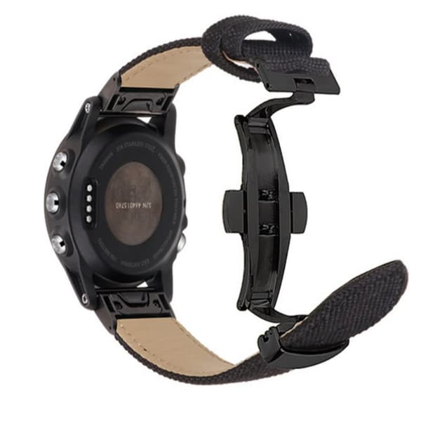 INF Garmin Fenix 5S/6/7X/3HR Quick Release Canvas-rem