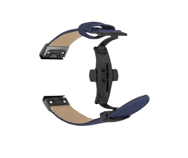 INF Garmin Fenix 5S/6/7X/3HR Canvas Armband - Snabbkoppling