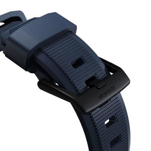 Armband för Apple Watch - NOMAD - Svart - Fluorelastomer - Slitstark - Unisex