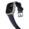 Miniatyrbild 4 av 4: Armband - NOMAD - Apple Watch 6-9-SE-Ultra-Ultra 2 - Silver - Fluorelastomer gummi - Unisex